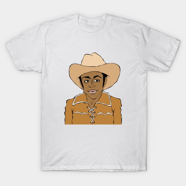 CLEAVON LITTLE BLAZING SADDLES FAN ART!! T-Shirt by cartoonistguy